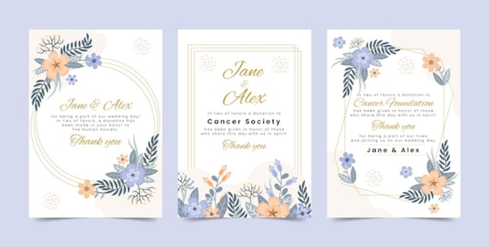 手繪派對禮品卡與花卉 一份注入心意的獨特贈禮